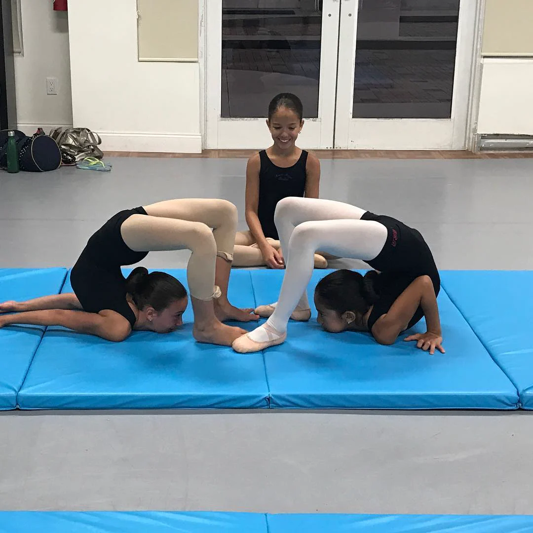 Acrobatics training at Miami Royal Ballet